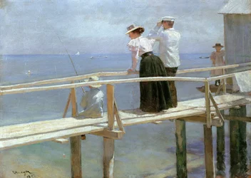 Auf der Brücke, 1898